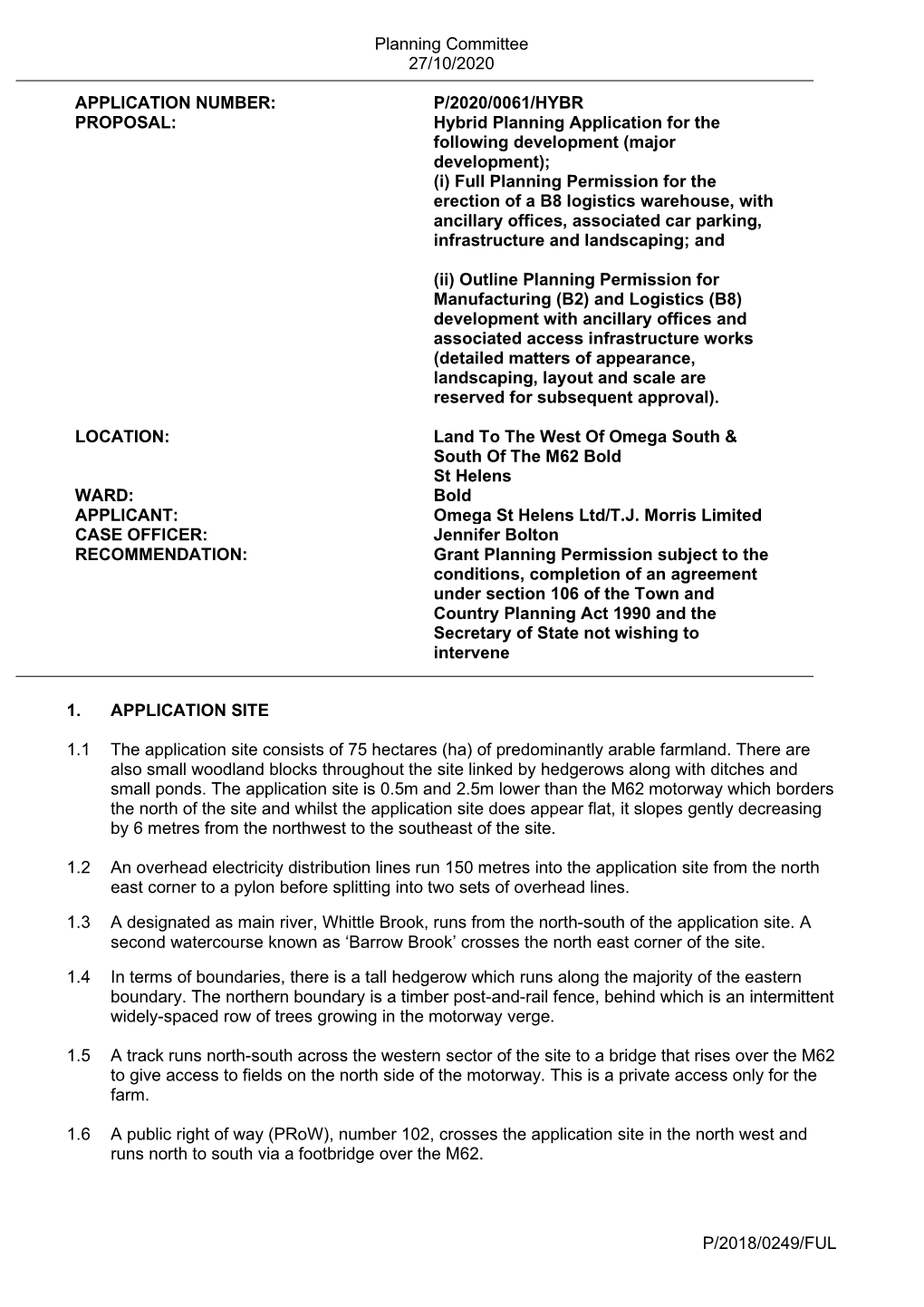 Hybrid Planning Application For