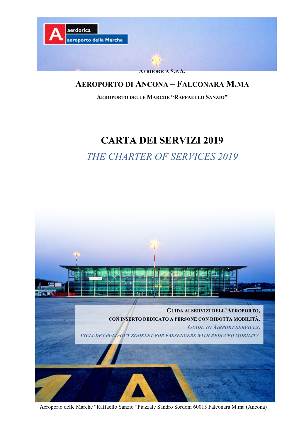 Carta Dei Servizi Aeroporto Di Ancona