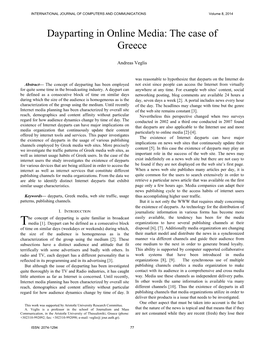 Dayparting in Online Media: the Case of Greece