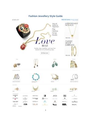 Fashion Jewellery Style Guide