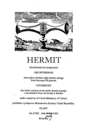 HERMIT International Art Symposium GROWTHRINGS