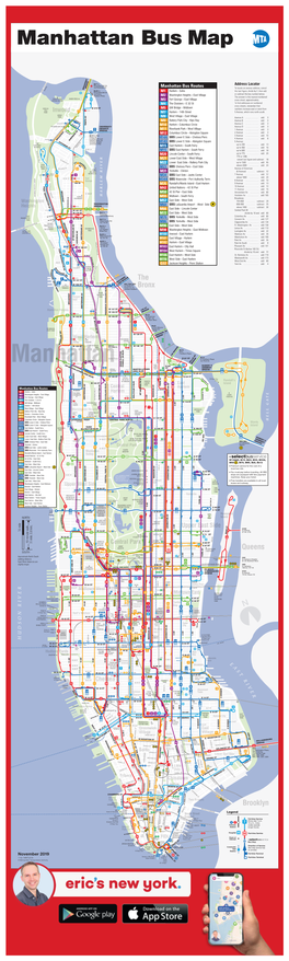 Manhattan Bus Map