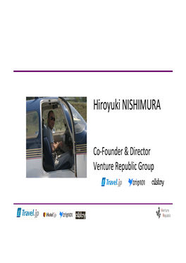 3 1 Venturerepublic Hiroyuki NISHIMURA 20180307