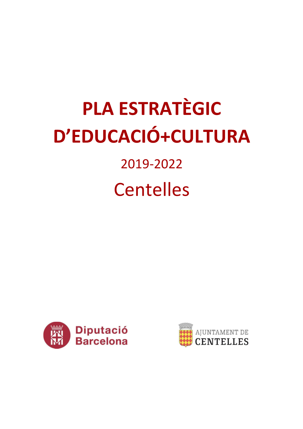 Pla Estratègic D'educació+Cultura