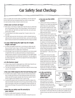 Car Safety Seat Checkup