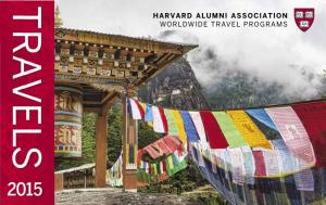 Harvard Alumni Association Worldwide Travel Programs