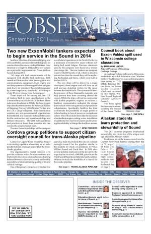 September 2011 Observer Newsletter