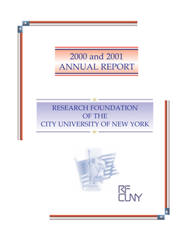 2000 and 2001 ANNUAL REPORT