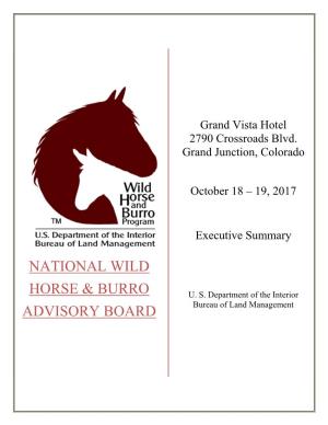 National Wild Horse & Burro Advisory Board