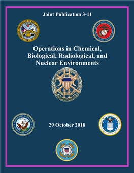 JP 3-11, Operations in Chemical, Biological, Radiological, and Nuclear Environments, 04 October 2013