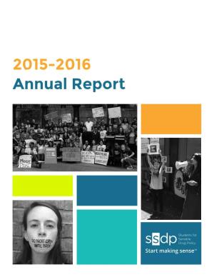 2015-2016 Annual Report 14 320 4312 Countries Campuses Student Activists