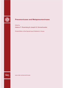 Pneumoviruses and Metapneumoviruses