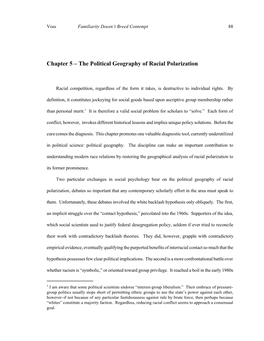 Chapter 5 – the Political Geography of Racial Polarization