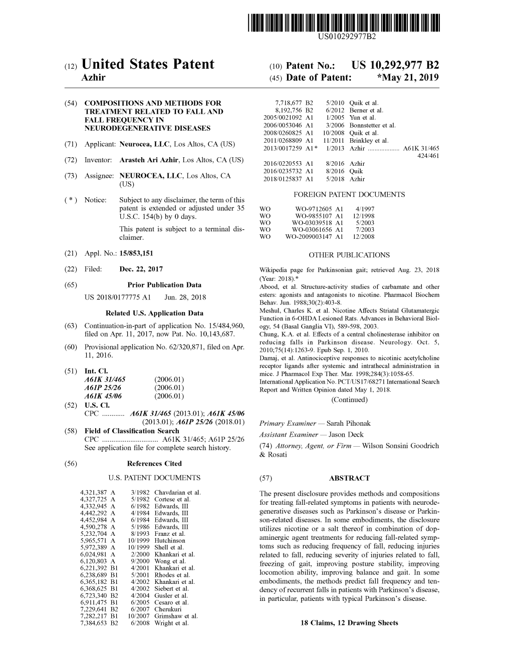 ( 12 ) United States Patent