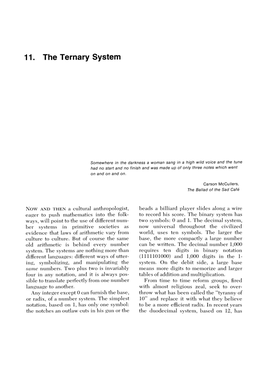 11. the Ternary System