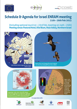 Schedule & Agenda for Israel ENRAM Meeting