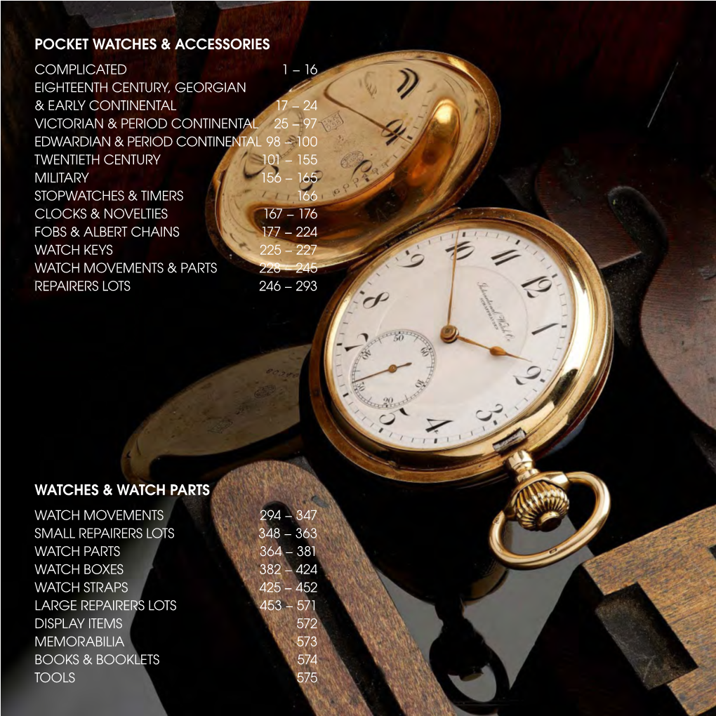 Pocket Watches & Accessories