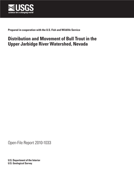 Distribution and Movement of Bull Trout in the Upper Jarbidge River Watershed, Nevada