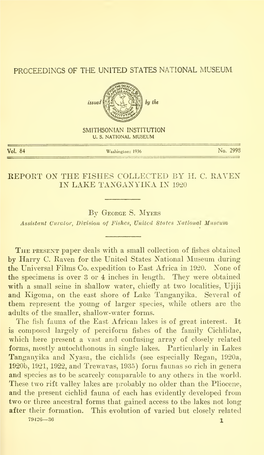 Proceedings of the United States National Museum