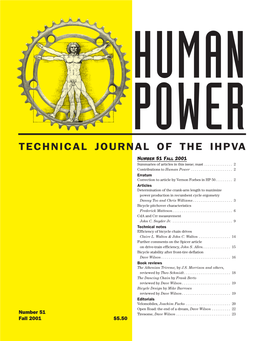 Technical Journal of the Ihpva