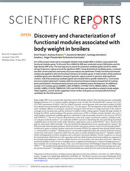 Discovery and Characterization of Functional Modules Associated With
