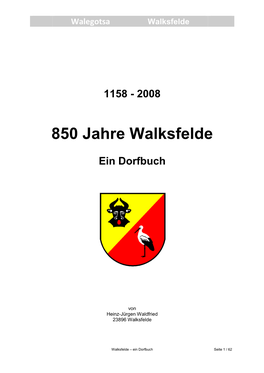 850 Jahre Walksfelde