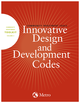 TOOLKIT Innovative VOLUME 2 Design and Development Codes