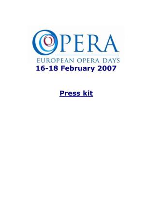 16-18 February 2007 Press