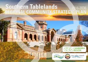Southern Tablelands 2016-2036 REGIONAL COMMUNITY STRATEGIC PLAN Acknowledgements