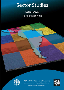 SURINAME: Rural Sector Note ______