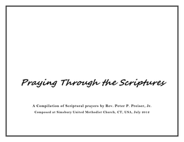 Praying Through the Scriptures