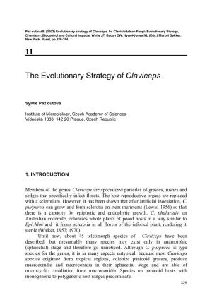 11 the Evolutionary Strategy of Claviceps