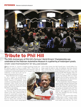 Tribute to Phil Hill