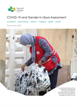 COVID-19 and Gender in Libya Assessment