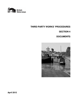 Third Party Works' Procedures Section 4