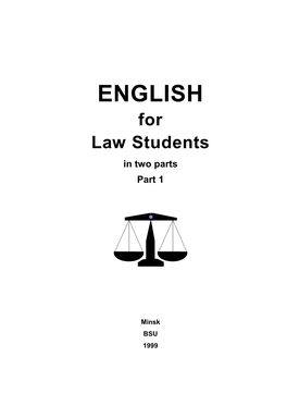 English for Law Students (Part 1).Pdf