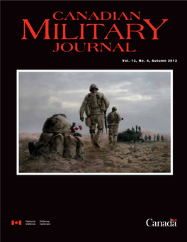 Canadian Military Journal Canadian Military Journal