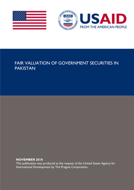 Fair Valuation of Government Securities in Pakistan
