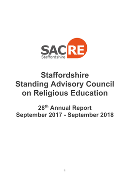 Staffordshire Standing Advisory Council on Religious Education