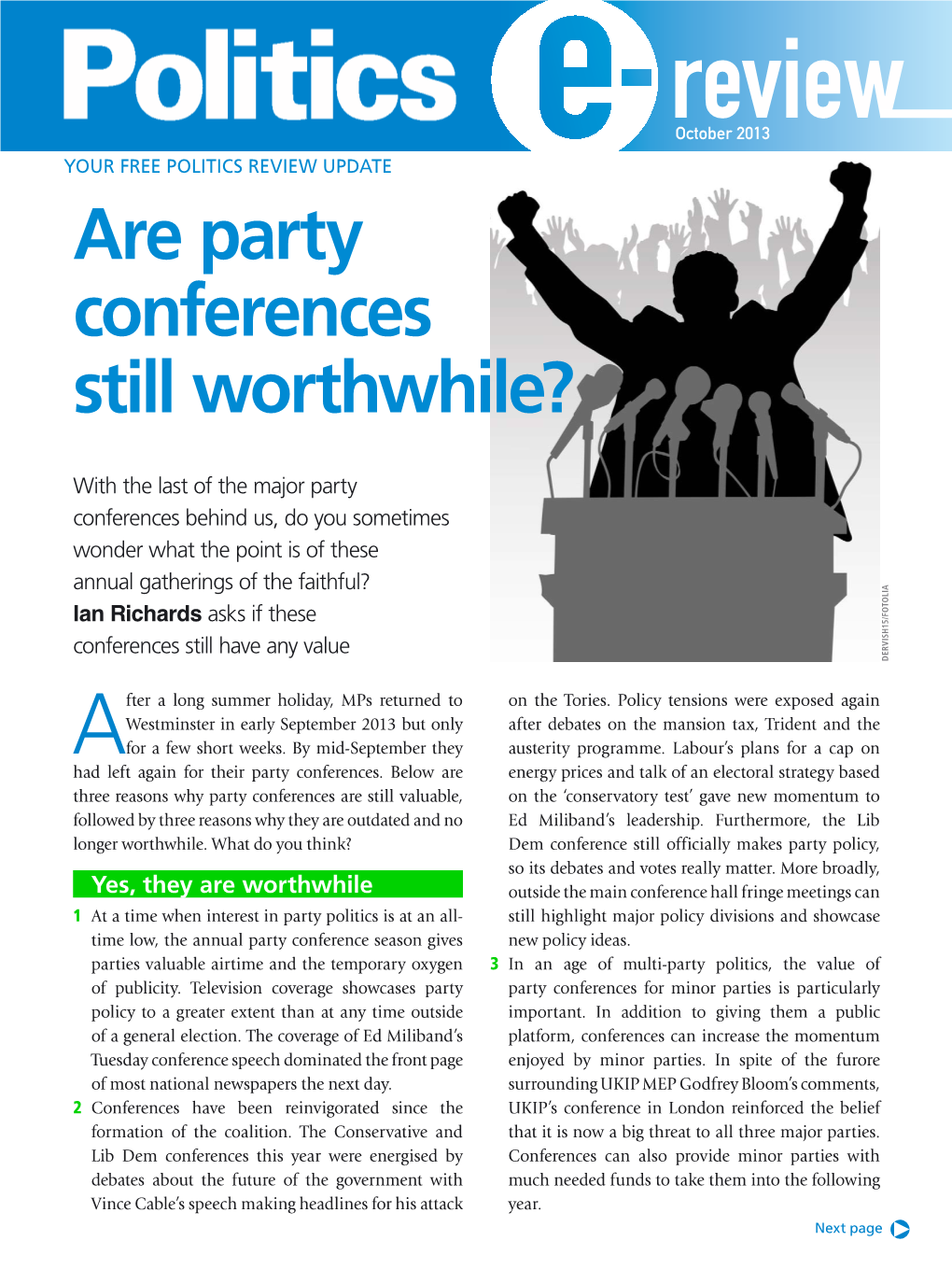 Are Party Conferences Still Worthwhile?