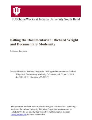Richard Wright and Documentary Modernity