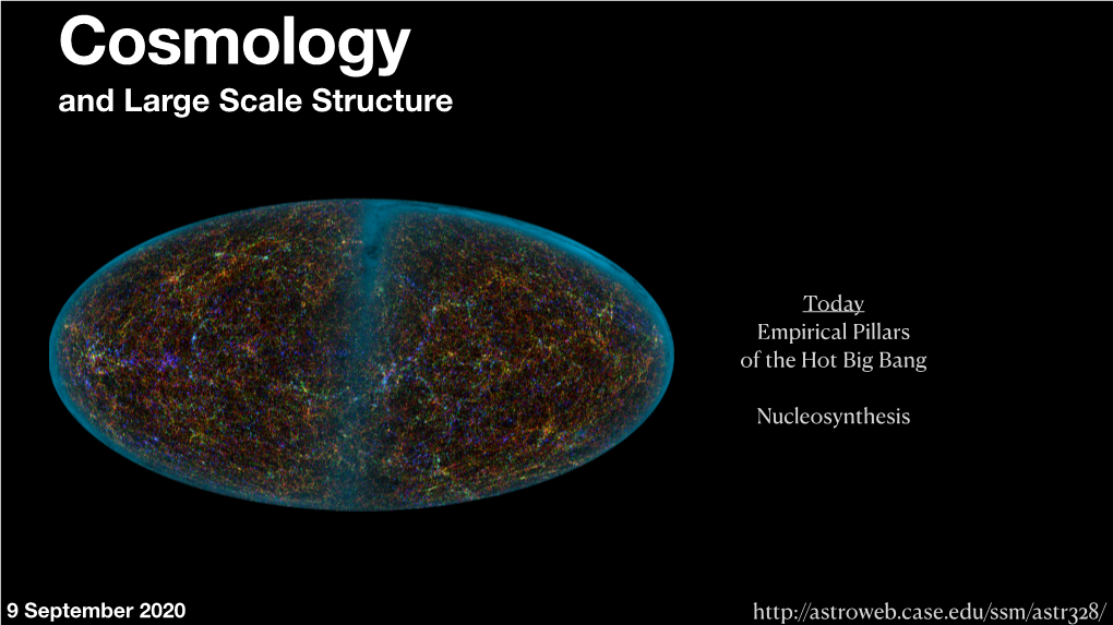 Big Bang Nucleosynthesis (BBN) Alpher, [Bethe], & Gamow (1948) Αβγ Paper 3