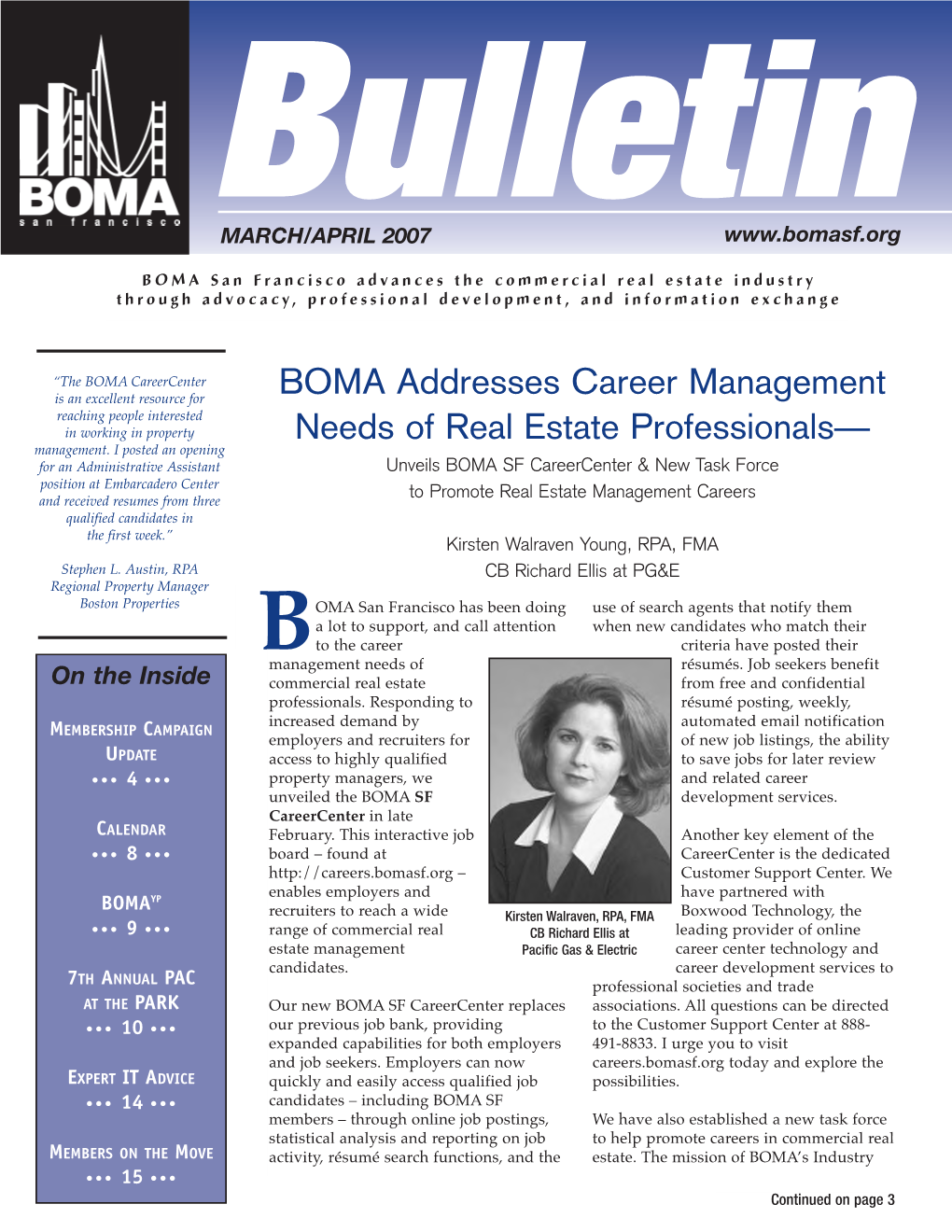 OMA Bulletin Cypress Security, LLC Is Published Bi-Monthly