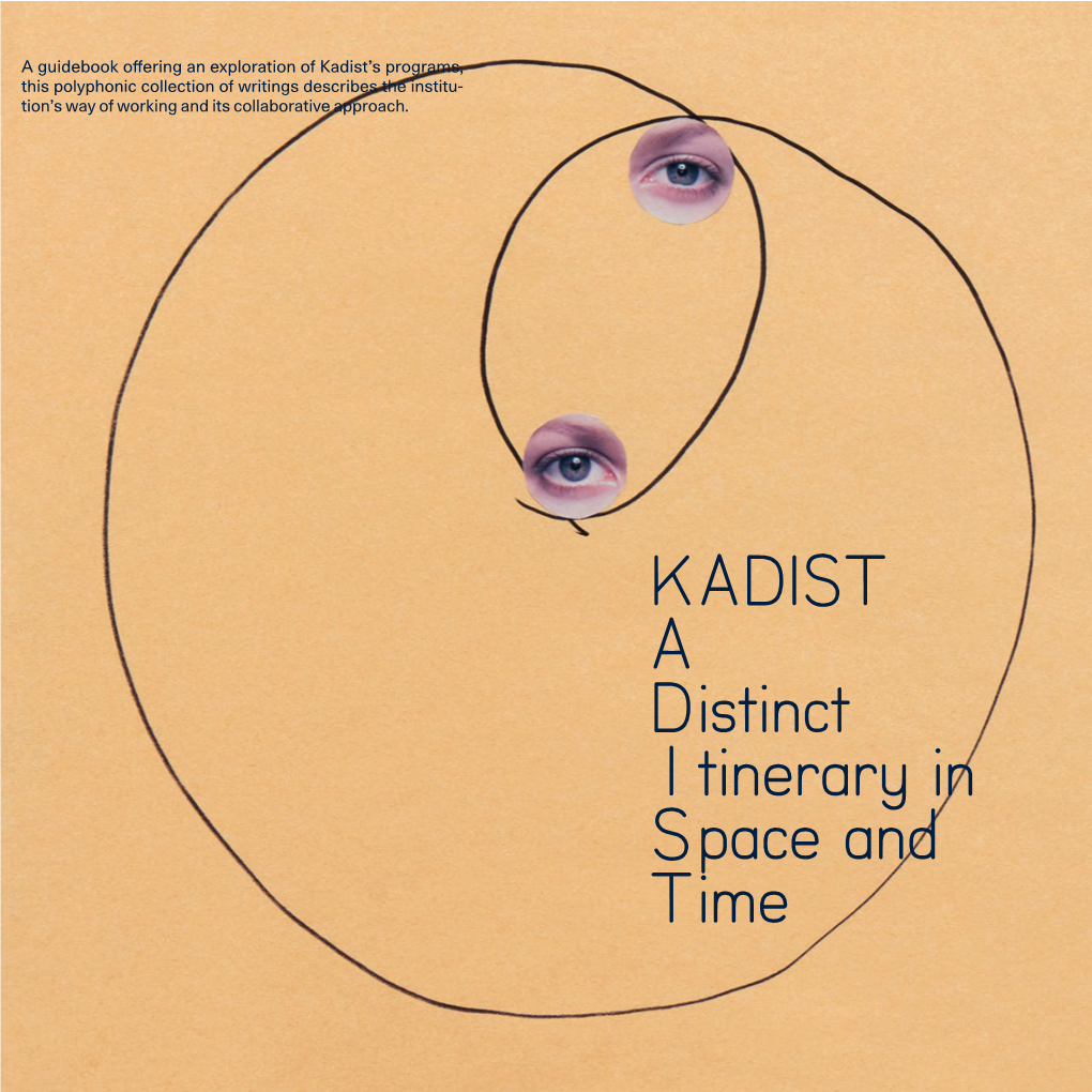 A Distinct Itinerary in Space and Time Invites You to Explore Kadist’S Programs