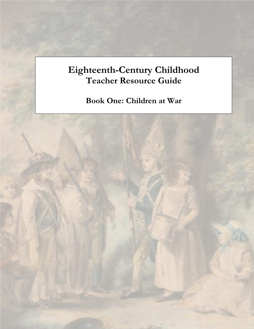 Eighteenth-Century Childhood