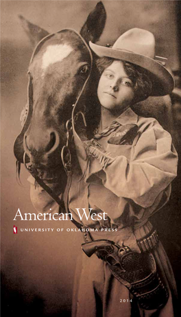 American West UNIVERSITY of OKLAHOMA PRESS