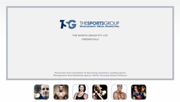 The Sports Group Pty Ltd Credentials