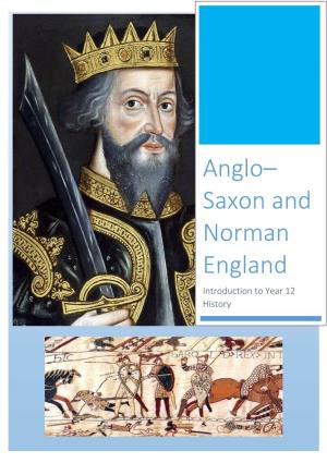 Anglo–Saxon and Norman England