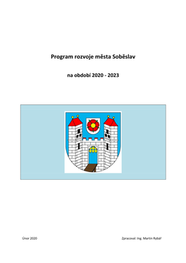 Program Rozvoje Města Soběslav 2020-2023