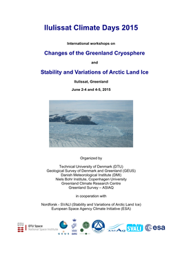 Ilulissat Climate Days 2015